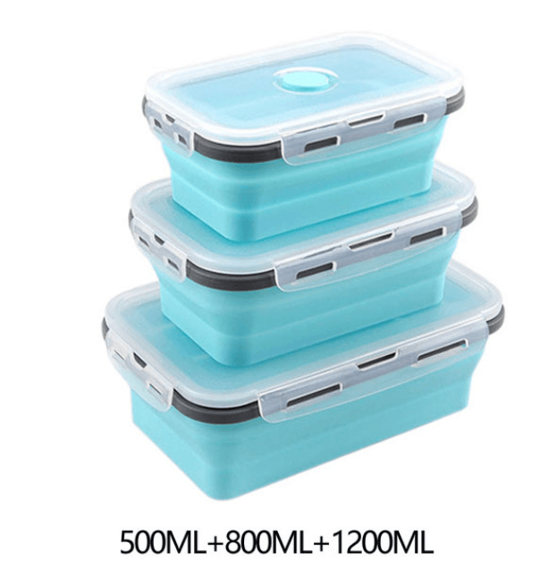 מארז 3 קופסאות אוכל מסיליקון גמיש - Smart Shop IL