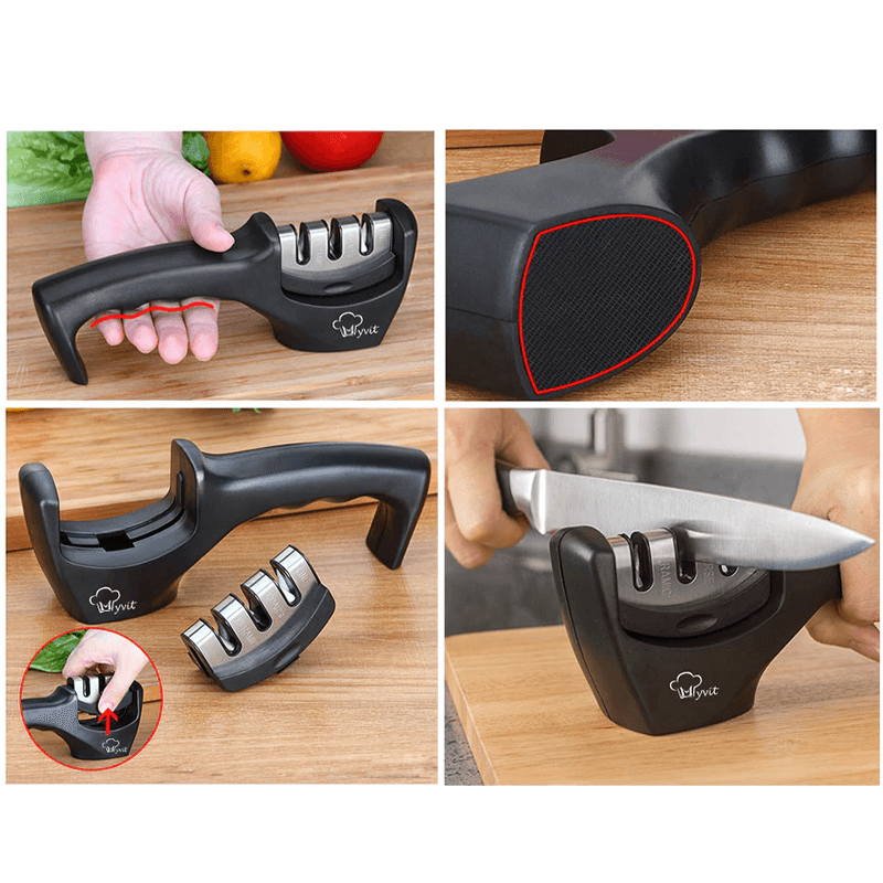 משחיז סכינים מקצועי בעל 3 שלבים- חובה בכל מטבח - Smart Shop IL