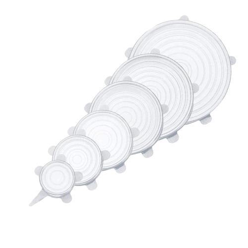 מכסה סיליקון אוניברסלי-מארז של 6 גדלים שונים - Smart Shop IL