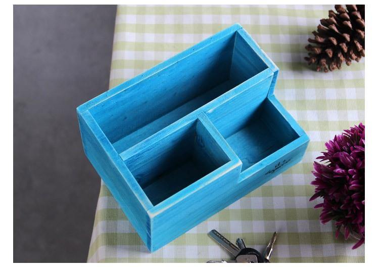 קופסאת אכסון רב תכליתית בסגנון וינטג' מעץ אמיתי - SiliCoverstore