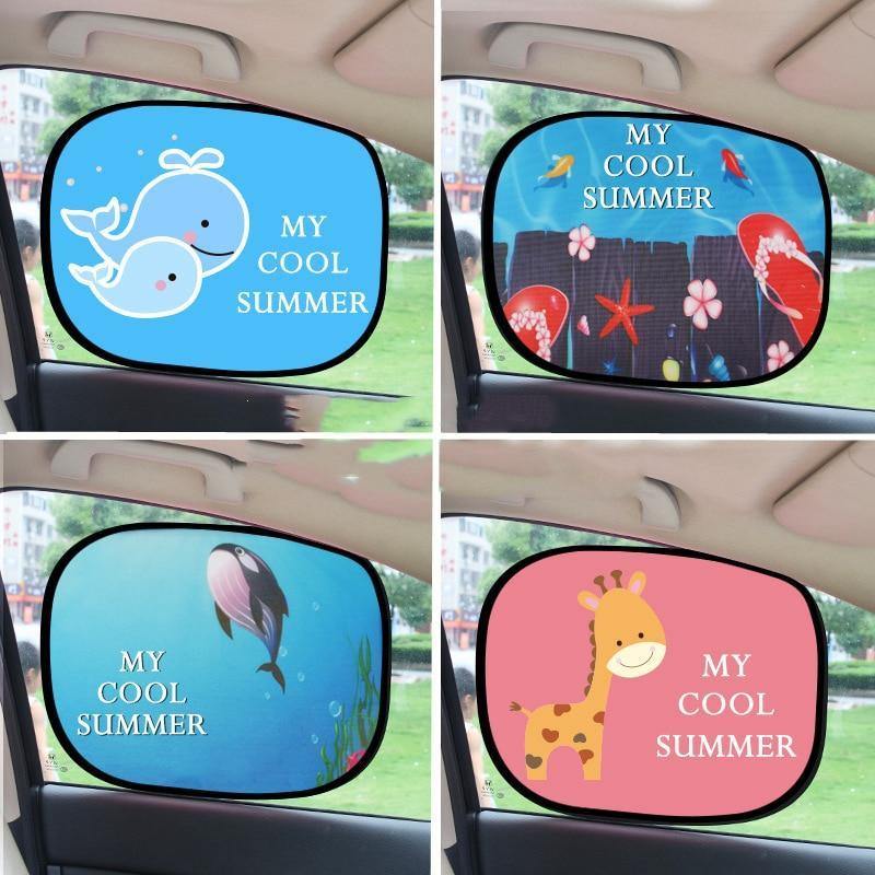 מגני שמש לרכב בעיצוב מיוחד לילדים - Smart Shop IL