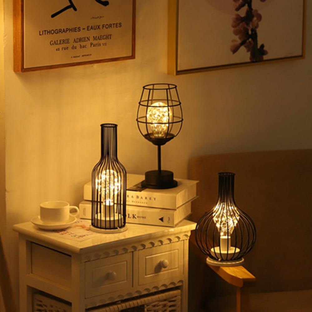 מנורת ''כלוב'' בסגנון רטרו - Smart Shop IL