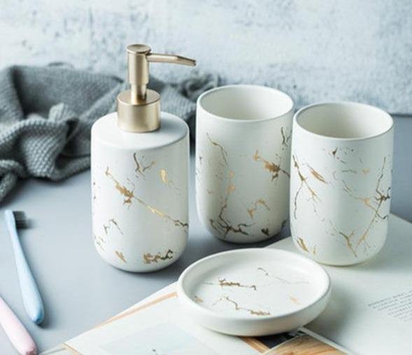 כלי קרמיקה ודיספנסרים יוקרתיים לחדר האמבטיה - Smart Shop IL