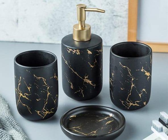 כלי קרמיקה ודיספנסרים יוקרתיים לחדר האמבטיה - Smart Shop IL