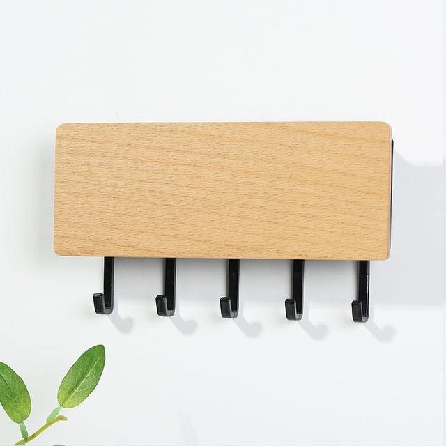 מחזיק מפתחות פלוס מקום אכסון מעץ אמיתי במגוון צבעים - SiliCoverstore