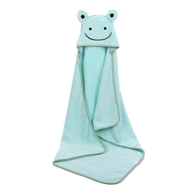 מגבת אמבט לתינוק בסגנון פונצ'ו במגוון עיצובים - SiliCoverstore