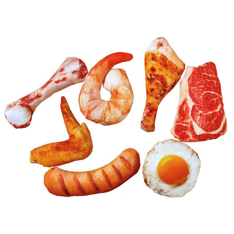 צעצוע לעיסה ריאליסטי במגוון מאכלים לבחירה - SiliCoverstore