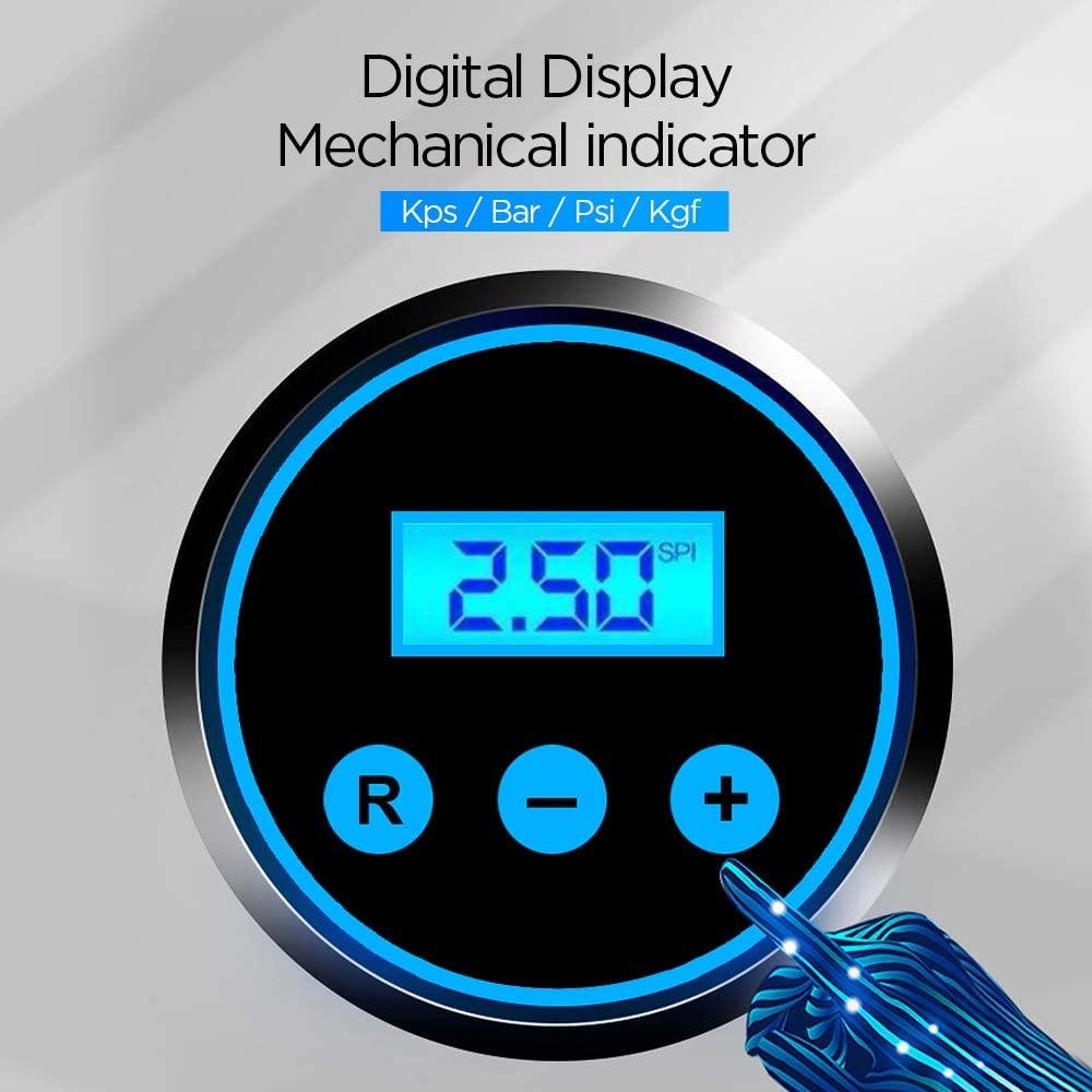 קומפרסור מקצועי לרכב עם צג לד לחיווי עוצמת דחיסת האוויר - Smart Shop IL