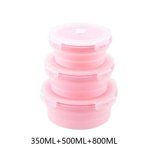 מארז 3 קופסאות אוכל מסיליקון גמיש - Smart Shop IL