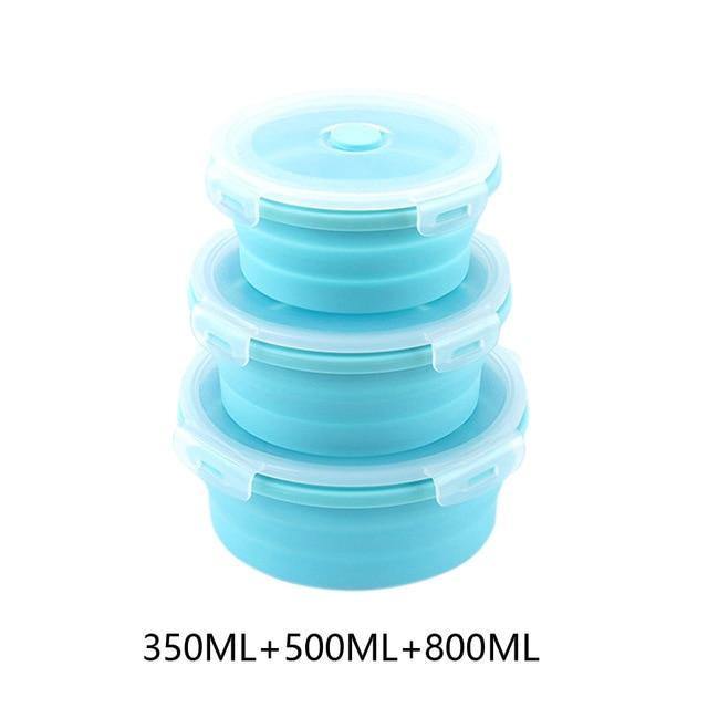 מארז 3 קופסאות אוכל מסיליקון גמיש - Smart Shop IL