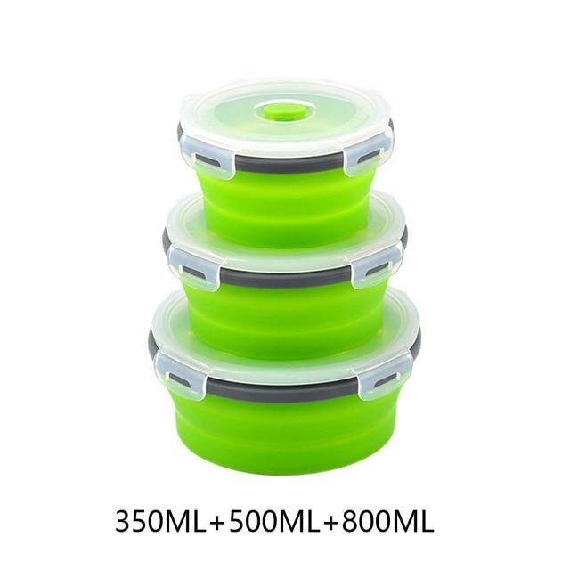 מארז 3 קופסאות אוכל מסיליקון גמיש - Smart Shop IL